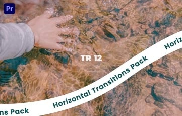 Horizontal Transitions Pack Premiere Pro Template