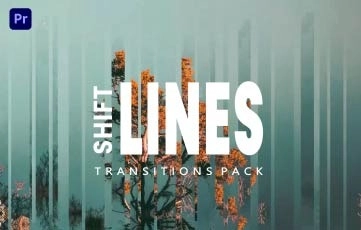 Lines Shift Transitions Pack Premiere Pro Template