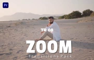 Zoom Transitions Pack with Premiere Pro Templates