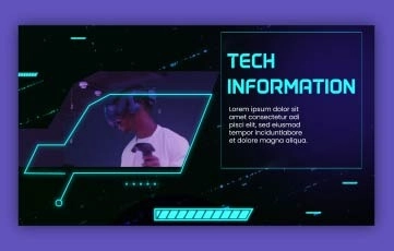 Tech Slideshow For After Effects Template