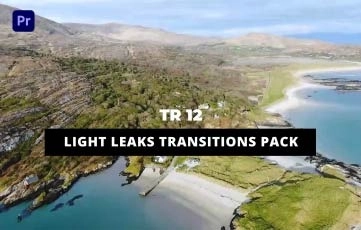 Premiere Pro Template Light Leaks Transitions Pack
