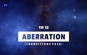 Aberration Transitions Pack Premiere Pro Template