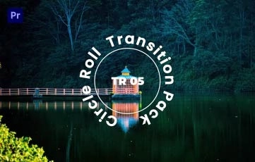 Circle Roll Transitions Pack Premiere Pro Template