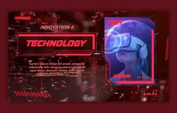 Innovation And Technology Slideshow After Effects Template