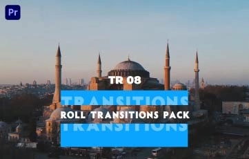 Roll Transitions Pack Premiere Pro Template