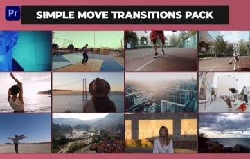Simple Move Transitions Pack Premiere Pro Template
