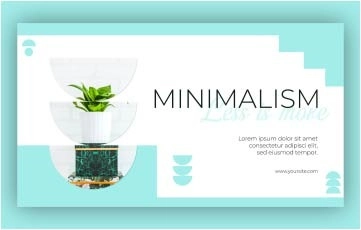 Minimal Slideshow Template For Any Project