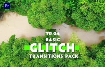Basic Glitch Transitions Pack Best Premiere Pro Template