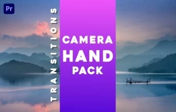 Camera Hand Transitions Pack Premiere Pro Template