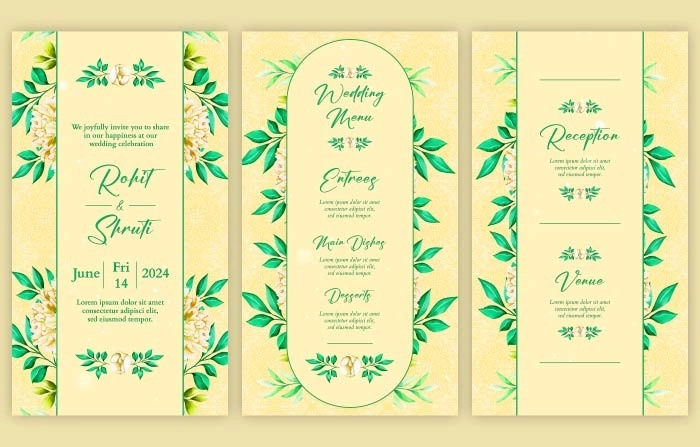 Wedding Invitation Instagram Story After Effects Template Easy To Use