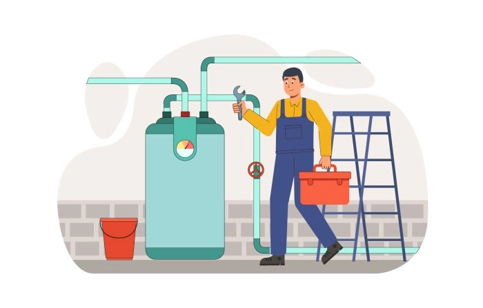 Top Illustration Of Plumbing Services image