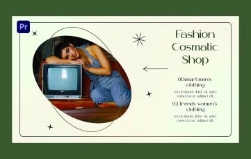 Online Fashion Store Slideshow Premiere Pro Template