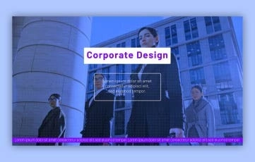 Minimal Style Corporate Slideshow After Effects Template