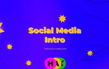 Social Media Intro After Effects Template