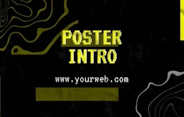 Poster Intro After Effects Template