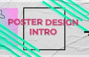 Poster Design Intro After Effects Template