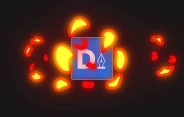 Fire Logo Reveal 3 After Effects Template