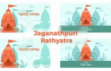 Jagnathpuri RathYatra Character Animation Ae Template