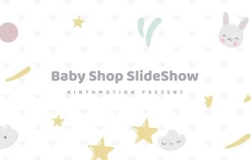 Baby Shop Mid Season Sale Slideshow After Effects Template