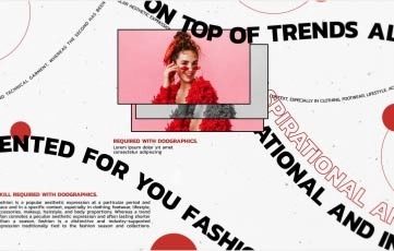 Fast Fashion Top Trend Slideshow After Effects Template