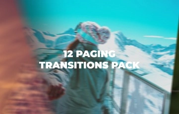 Paging Transitions Pack After Effects Template