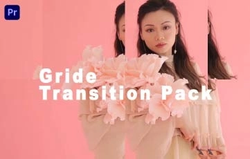 New Gride Transition Pack Premiere Pro Template