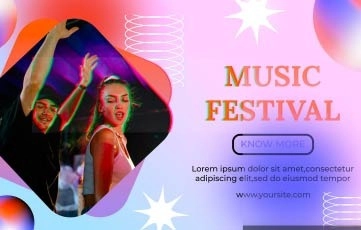 Music Festival Slideshow After Effects Templates