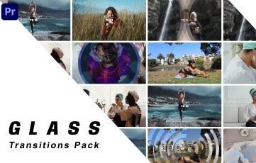 Premiere Pro Template New Glass Transition Pack