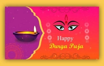Durga Puja Indian Culture After Effects Slideshow Template