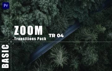 Basic Zoom Transitions Pack Premiere Pro Template