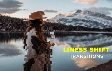 Lines Shift Transitions Pack After Effects Template