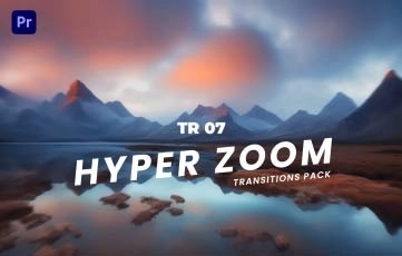 Hyper Zoom Transitions Pack Premiere Pro Template