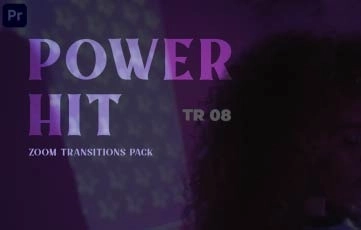 Power Hit Zoom Transitions Pack Premiere Pro Template