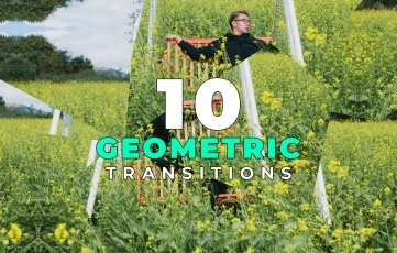 Geometric Transitions Pack After Effects Template