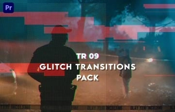 Best Glitch Transitions Pack Premiere Pro Template