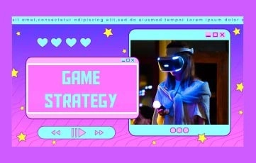 Game Strategy Slideshow After Effects Template