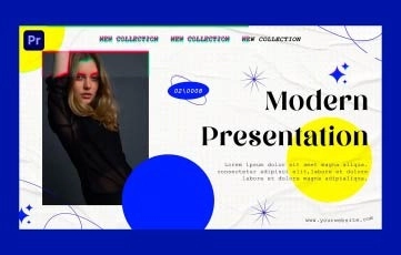 Modern Slideshow Presentation Premiere Pro Template