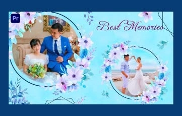 Floral Wedding Invitation Premiere Pro Template