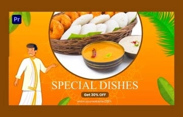 South Indian Food Slideshow Premiere Pro Template