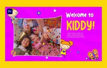 Kids Blog Intro Premiere Pro Template
