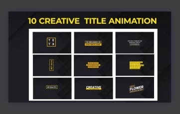 Creative Title Animation