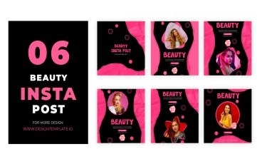 Beauty Instagram Post After Effects Template
