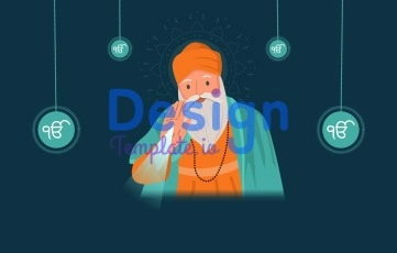 Guru Nanak Jayanti Character Animation Scene