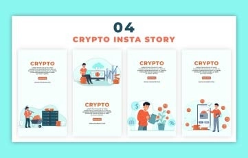 Crypto Animation Instagram Story Premiere Pro Templates
