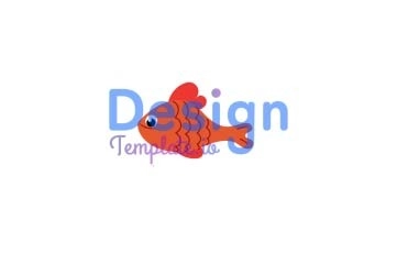 2D Fish Cartoon Animation Scene