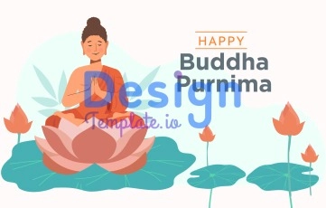 Buddha Purnima Character Animation Scene