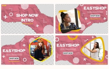 Shop Now Intro After Effects Templates