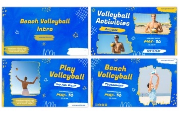 Beach Volleyball Intro After Effects Templates