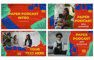 Podcast Intro After Effects Templates