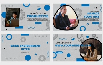 Work environment Intro After Effects Templates